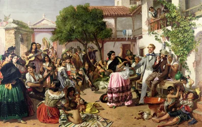 Leben unter den Zigeunern, Sevilla, 1853